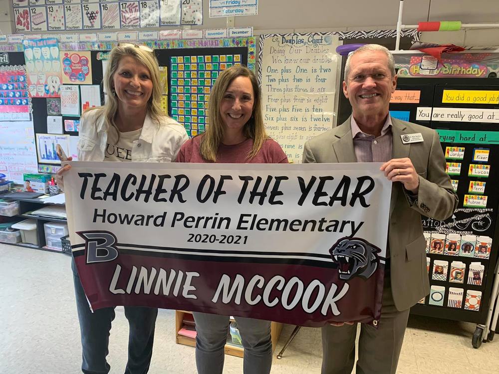 Teacher of the Year Linnie McCook Howard Perrin Elementary School