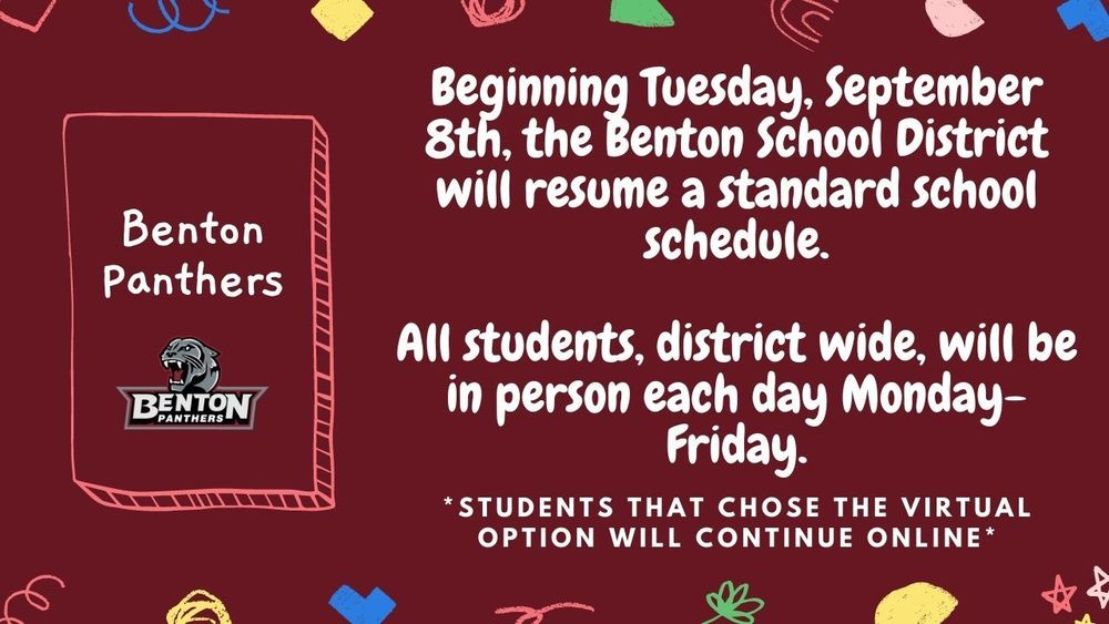 BPS Standard Schedule  Benton Junior High School