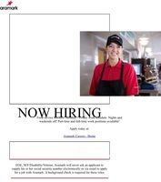 Aramark Cafeteria Jobs Open