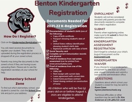 Kindergarten Registration 2 Weeks Away