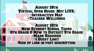 Schedule and Virtual Open House