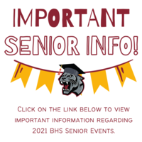 BHS 2021 Senior Event Information